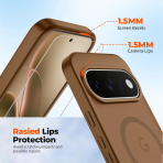 SUPFINE Google Pixel 11 Pro Manyetik K�l�f-Brown
