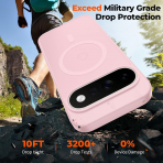 SUPFINE Google Pixel 11 Pro Manyetik K�l�f-Pink