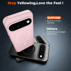 SUPFINE Google Pixel 11 Pro Manyetik K�l�f-Pink