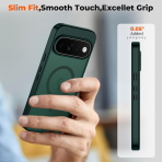 SUPFINE Google Pixel 11 Pro Manyetik K�l�f-Forest Green