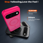 SUPFINE Google Pixel 11 Pro Manyetik K�l�f-Hot Pink