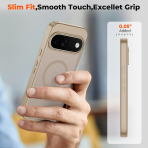 SUPFINE Google Pixel 11 Pro Manyetik K�l�f-Pink Gold