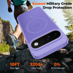 SUPFINE Google Pixel 11 Pro Manyetik K�l�f-Purple