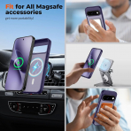 SUPFINE Google Pixel 11 Pro Manyetik K�l�f-Dark Purple