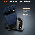 SUPFINE Google Pixel 11 Pro Manyetik K�l�f-Sapphire Blue