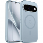 SUPFINE Google Pixel 11 Pro Manyetik K�l�f-Sliver Blue