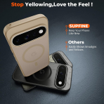 SUPFINE Google Pixel 11 Pro XL Manyetik K�l�f -Pink Gold