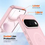 SUPFINE Google Pixel 11 Pro XL Manyetik K�l�f -Pink