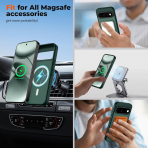 SUPFINE Google Pixel 11 Pro XL Manyetik K�l�f -Forest Green
