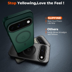 SUPFINE Google Pixel 11 Pro XL Manyetik K�l�f -Forest Green