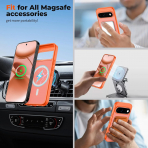 SUPFINE Google Pixel 11 Pro XL Manyetik K�l�f -Orange