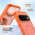 SUPFINE Google Pixel 11 Pro XL Manyetik K�l�f -Orange