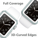 SUPTMAX Apple Watch Seri 2 Cam Ekran Koruyucu (42 mm)-White