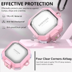 Ekoonpft Galaxy Buds FE/Buds2 Pro Uyumlu Klf -Pink