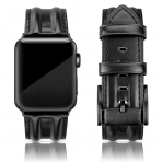 SWEES Deri Apple Watch Kay (45mm)-Matte Black