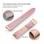 SWEES Fitbit Charge 3 Deri Kay (Small)-Rose Pink