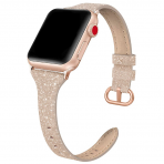 SWEES Simli Deri Apple Watch Kay (41mm)-Gold