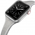 SWEES Simli Silikon Apple Watch Kay (45mm)-Deep Black