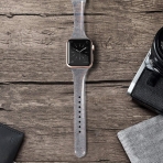 SWEES Simli Silikon Apple Watch Kay (45mm)-Black