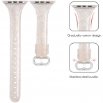 SWEES Simli Silikon Apple Watch Kay (41mm)-Champagne