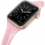 SWEES Simli Silikon Apple Watch Kay (45mm)-Rose Gold
