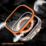 SWUU Apple Watch Ultra 2.Nesil Ekran Koruyucu-Orange Titanium 