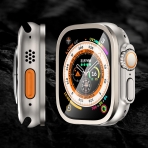 SWUU Apple Watch Ultra 2.Nesil Ekran Koruyucu-Orange Titanium 