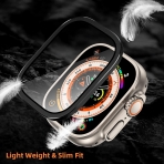 SWUU Apple Watch Ultra 2.Nesil Ekran Koruyucu-Black Titanium