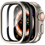 SWUU Apple Watch Ultra 2.Nesil Ekran Koruyucu-Black Titanium