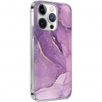 Sahara Case iPhone 14 Pro Max Darbeye Dayankl Klf-Purple Gold
