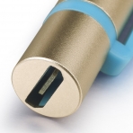 Salute USB Charging Stylus Kalem (Siyah)-Golden