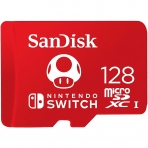 SanDisk Nintendo Switch in Lisansl microSDXC-Kart (128GB)- Super Mario Super Mushroom