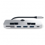 Satechi USB-C Balantl Type-C Hub Adaptr (Silver)