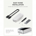Satechi DotDisk 80Gbps SSD Kutusu-Silver