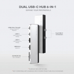 Satechi Dual USB-C Balant stasyonu