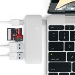 Satechi MacBook 12 in Type-C USB 3.0 Combo Hub Adaptr (Gm)