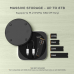 Satechi Mac Mini M4 in USB4 NVMe Muhafazas