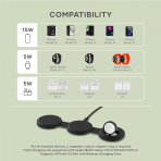 Satechi OntheGo 3 1 Arada Kablosuz arj Cihaz-Black
