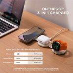 Satechi OntheGo 3 1 Arada Kablosuz arj Cihaz-Sand