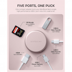 Satechi OntheGo 5 in-1 USB-C Multiport Adapt�r -Blush