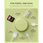 Satechi OntheGo 5 in-1 USB-C Multiport Adapt�r -Citrus