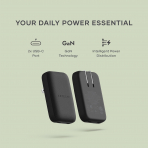 Satechi OntheGo 67W �nce GaN Duvar �arj Cihaz�-Black