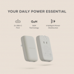 Satechi OntheGo 67W �nce GaN Duvar �arj Cihaz�-Sand