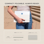 Satechi OntheGo Bluetooth Klavye-Sand