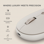 Satechi OntheGo Bluetooth Mouse-Sand