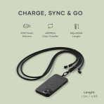 Satechi OntheGo USB-C Boyun Asks-Black 