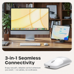 Satechi Slim EX Kablosuz Mouse-Silver