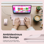 Satechi Slim EX Kablosuz Mouse-Blush