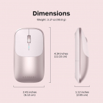 Satechi Slim EX Kablosuz Mouse-Blush