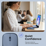 Satechi Slim EX Kablosuz Mouse-Indigo